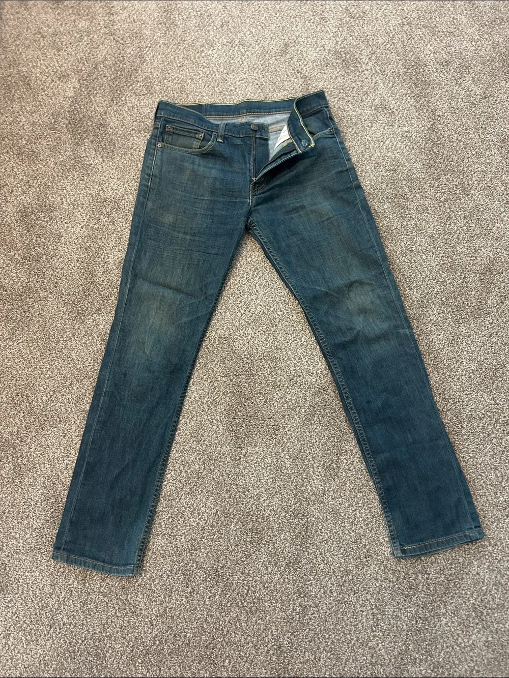 Levi's Men's Dark Blue Straight Jeans